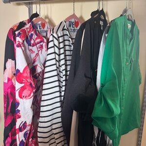 Women Calvin Klein Dress 8 Blouses Bundle